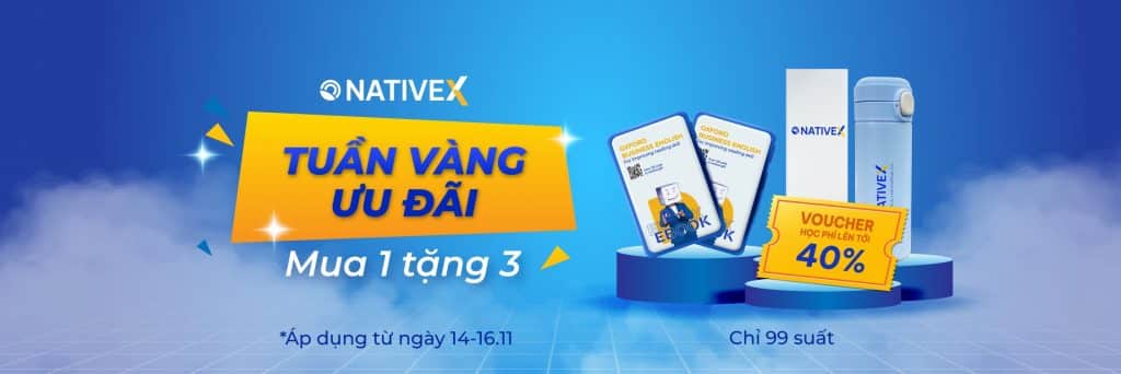 Ưu đãi học tiếng Anh