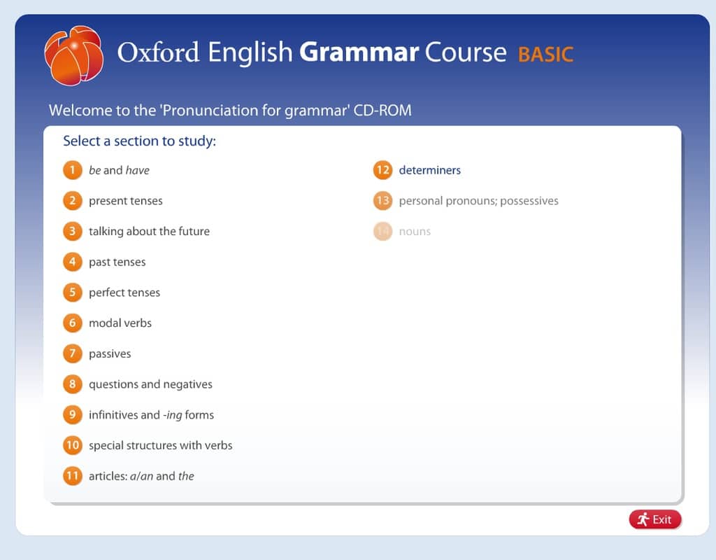 Oxford App học tiếng anh English Grammar Course