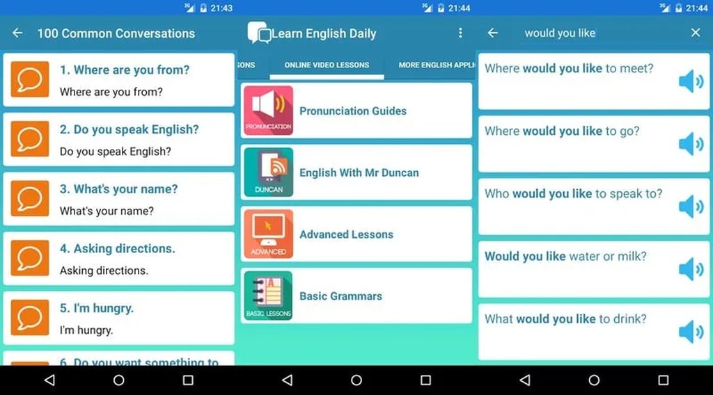 App luyện phát âm tiếng anh Learn English Daily