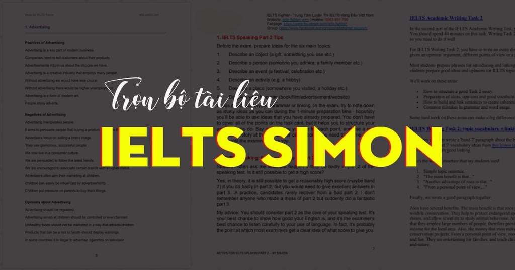 Download tài liệu IELTS Simon