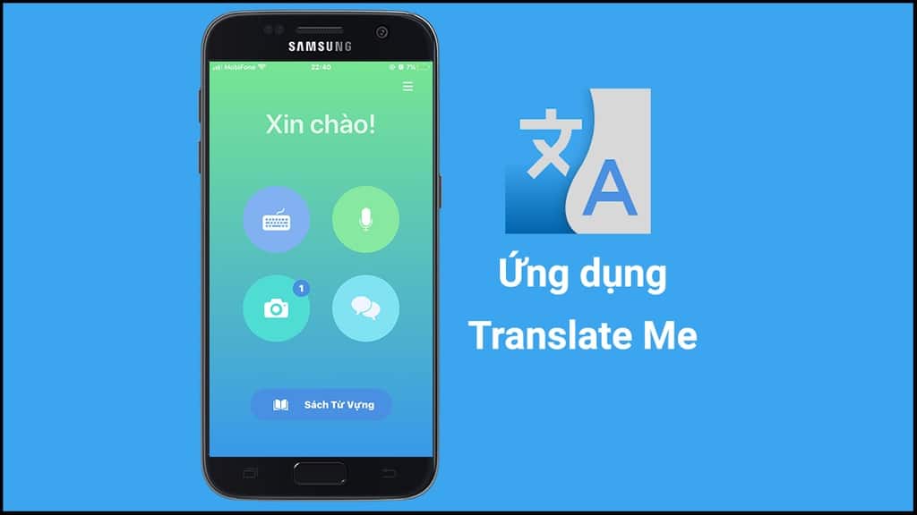 Ứng dụng dịch tiếng anh Translate Me