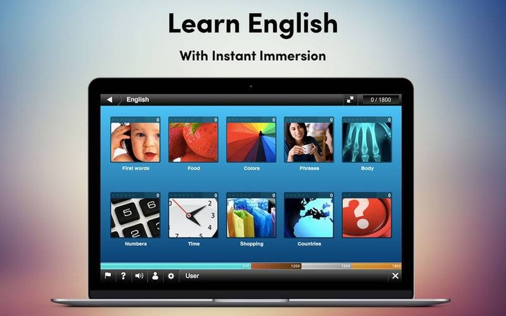 Ứng dụng học tiếng anh trên máy tính Instant Immersion English
