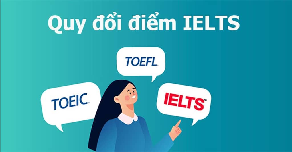 Quy đổi điểm IELTS sang TOEFT