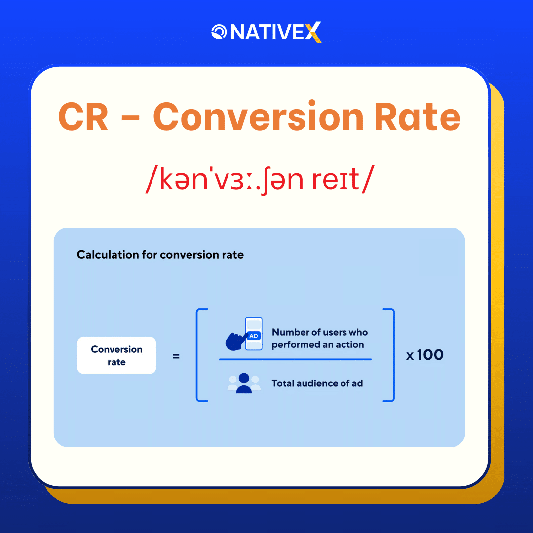 CR - Conversion Rate