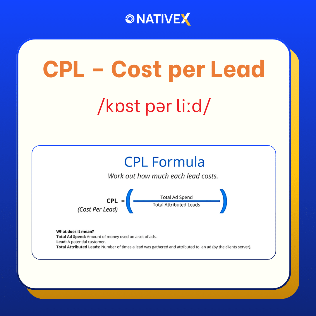 CPL - Cost per Lead