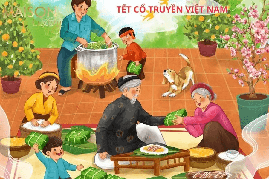 Những đoạn văn ngắn về ngày Tết bằng tiếng Anh 