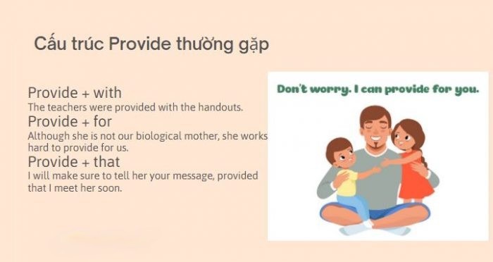 Cấu trúc provide thường gặp