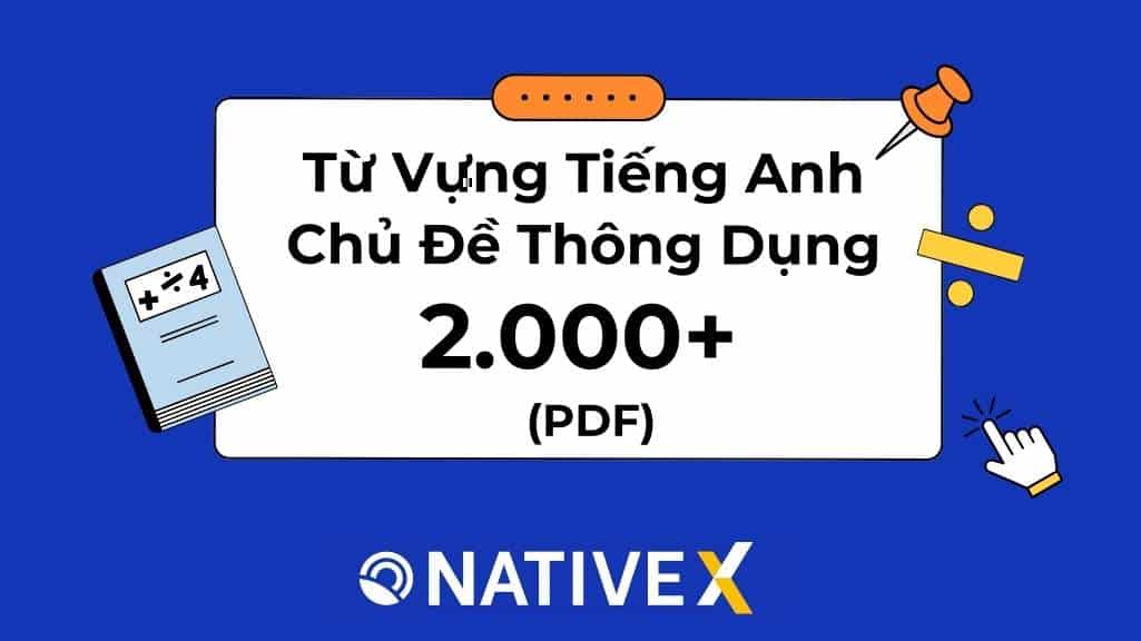 [PDF] Tự học 2000 từ vựng tiếng anh theo chủ đề