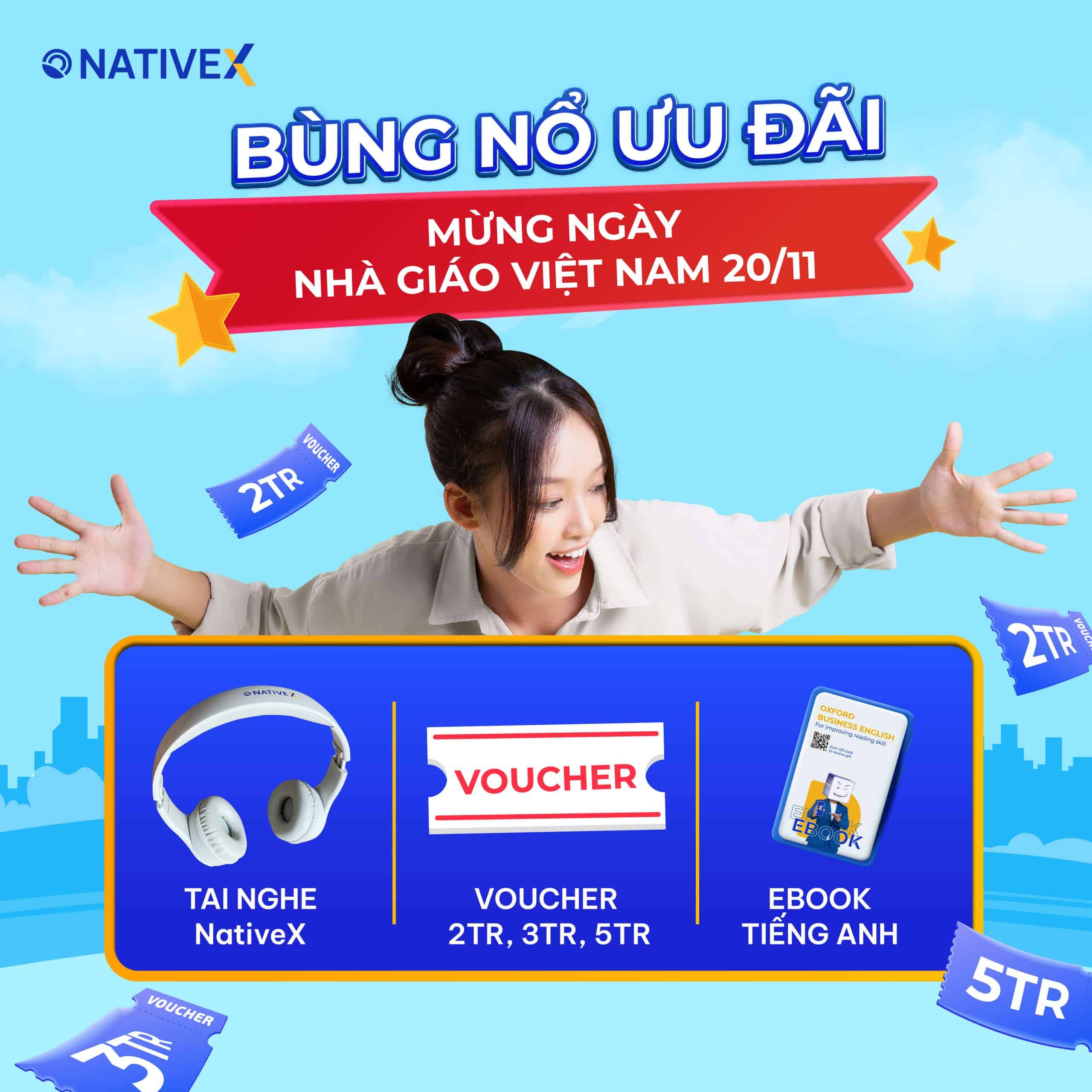 BÙNG NỔ ƯU ĐÃI – MỪNG NGÀY NHÀ GIÁO VIỆT NAM 20/11